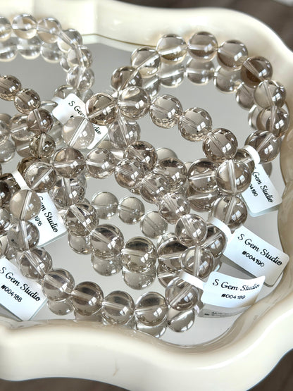 Pure White Tea Light Tea-Colored Crystal