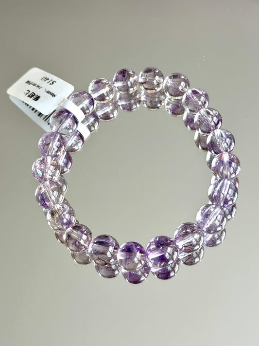 Clear Purple Super Seven Crystal