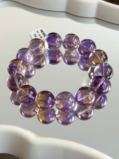 浓郁色紫黄晶