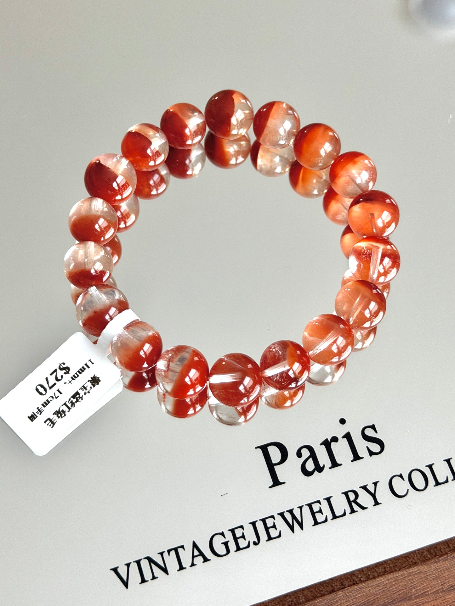 Cornucopia Red Rabbit Fur Crystal