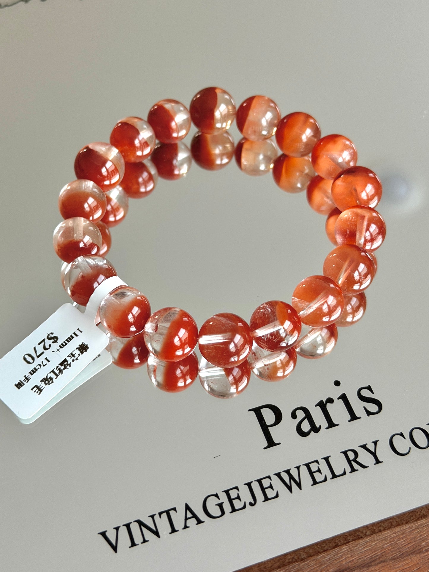 Cornucopia Red Rabbit Fur Crystal